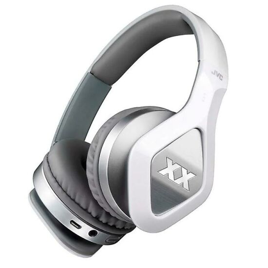 JVC HA-SR100X Słuchawki klubowe Premium z mikrofonem  srebrne
