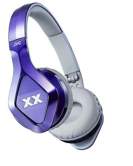 JVC HA-SR100X Słuchawki klubowe Premium z mikrofonem  fioletowe